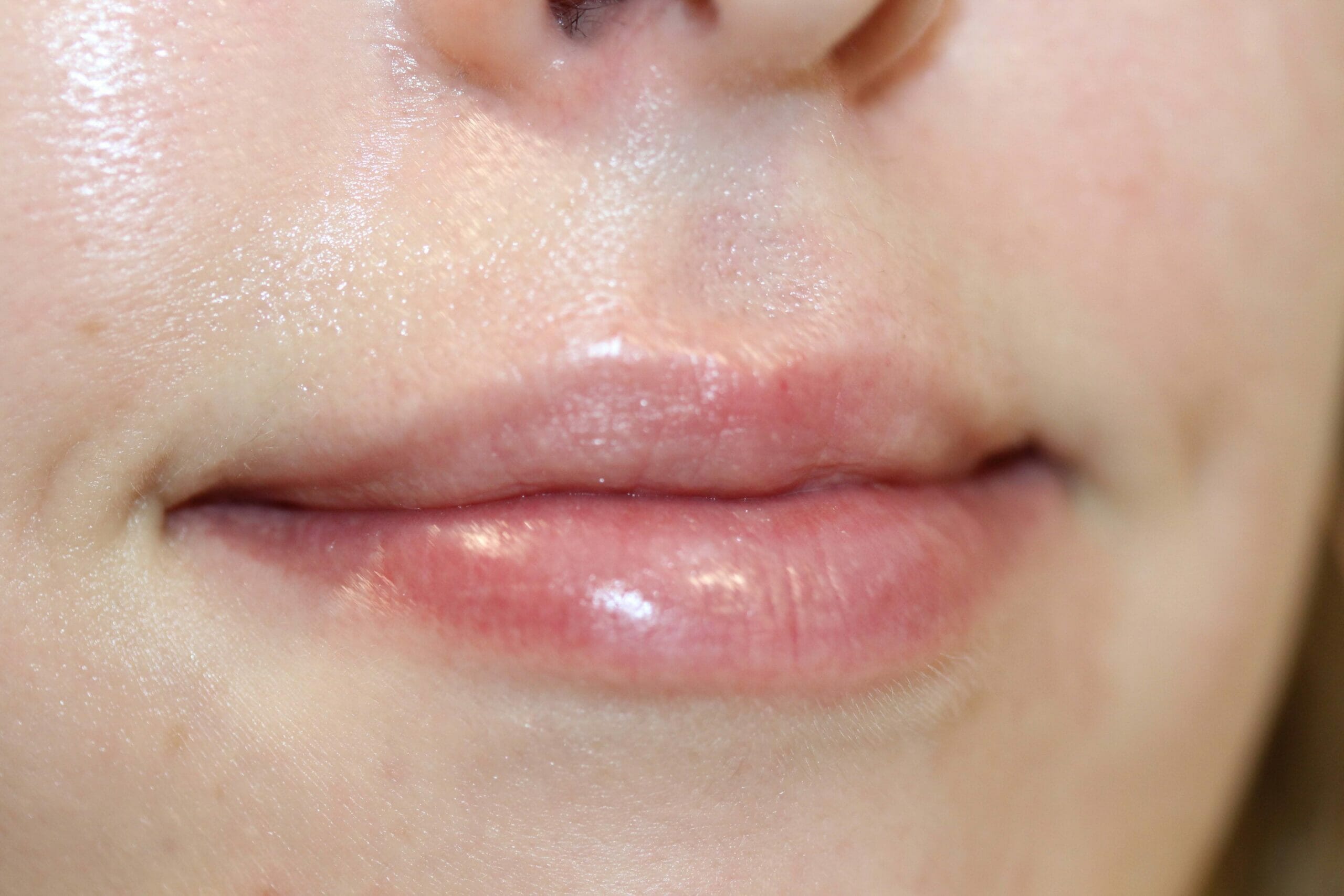 Lip liner & Color Before and After