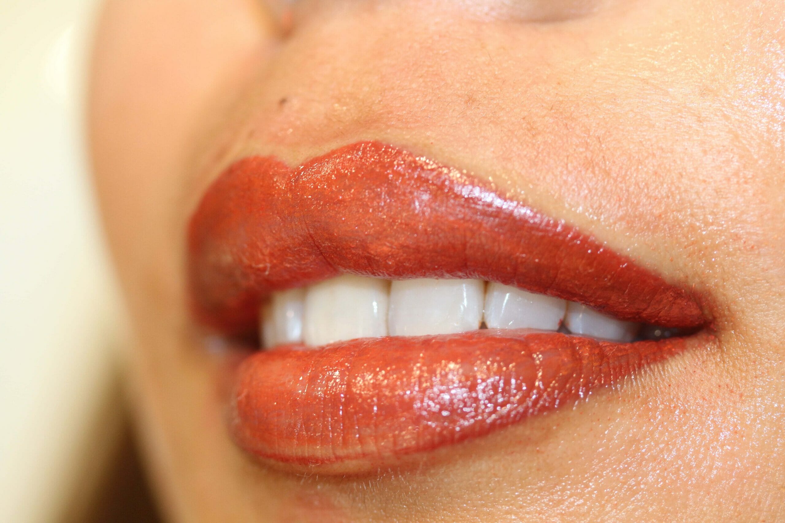 Picture After Treatment Permanent Lip Liner Color