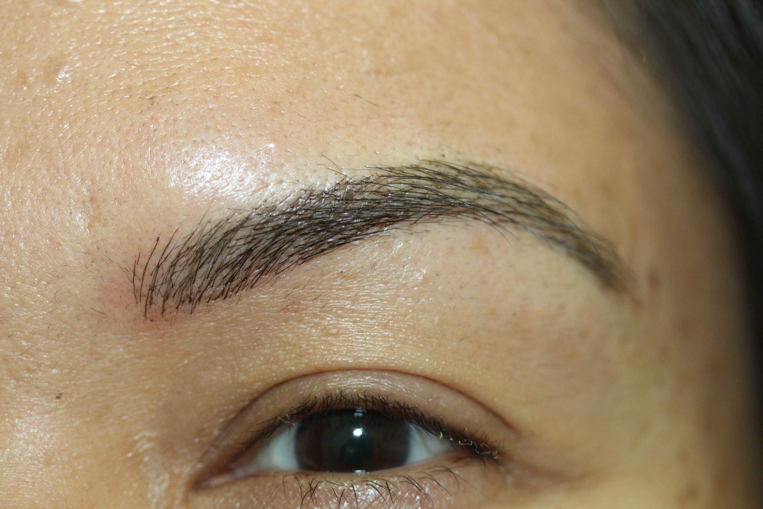 eyebrow after