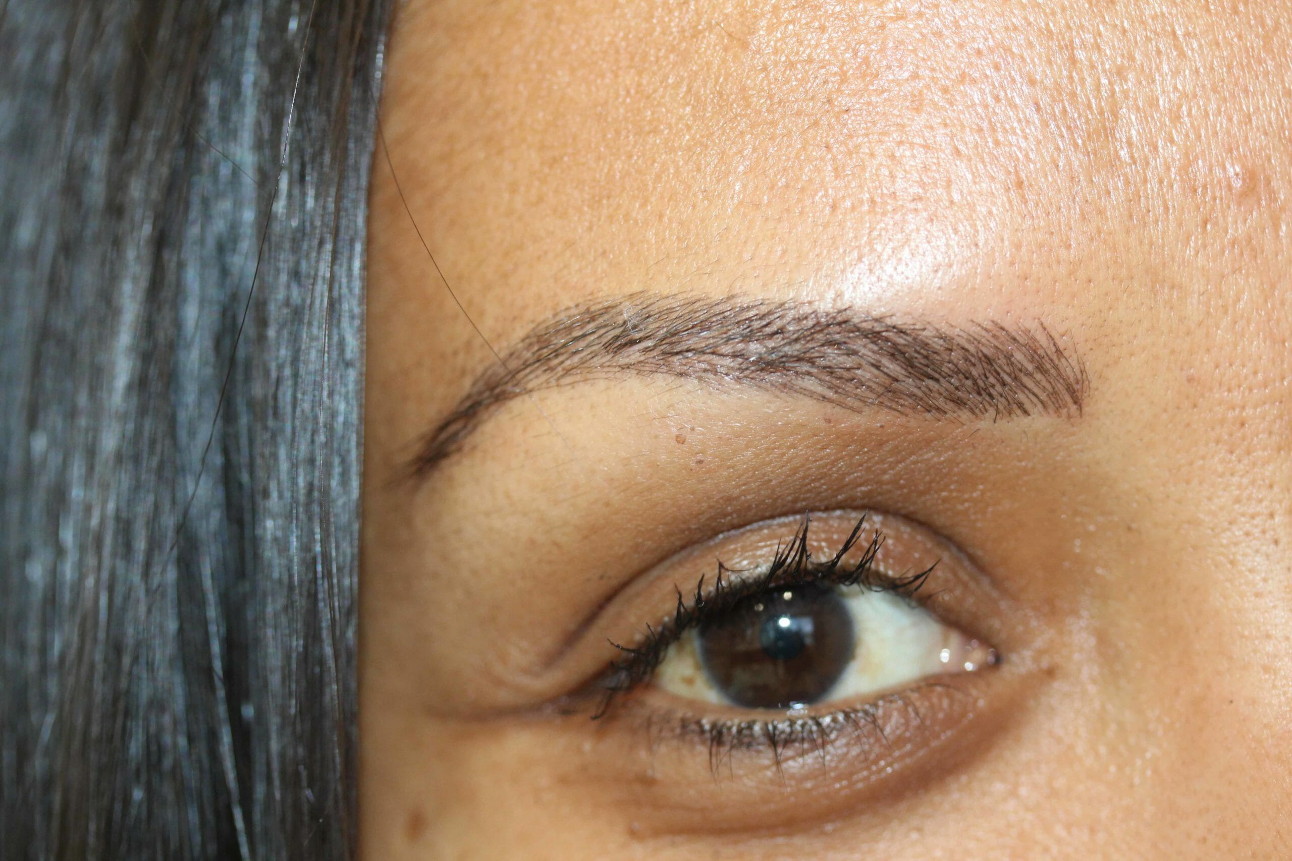 Eyebrow After Scaled