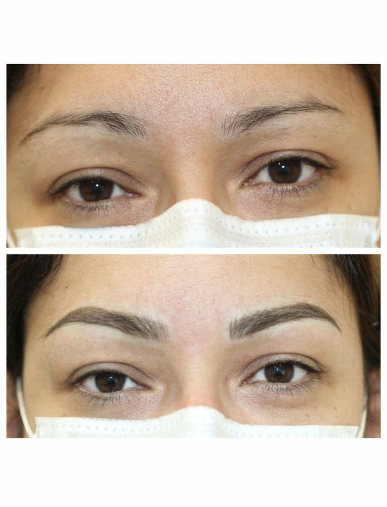 permanent eyebrow tattoo